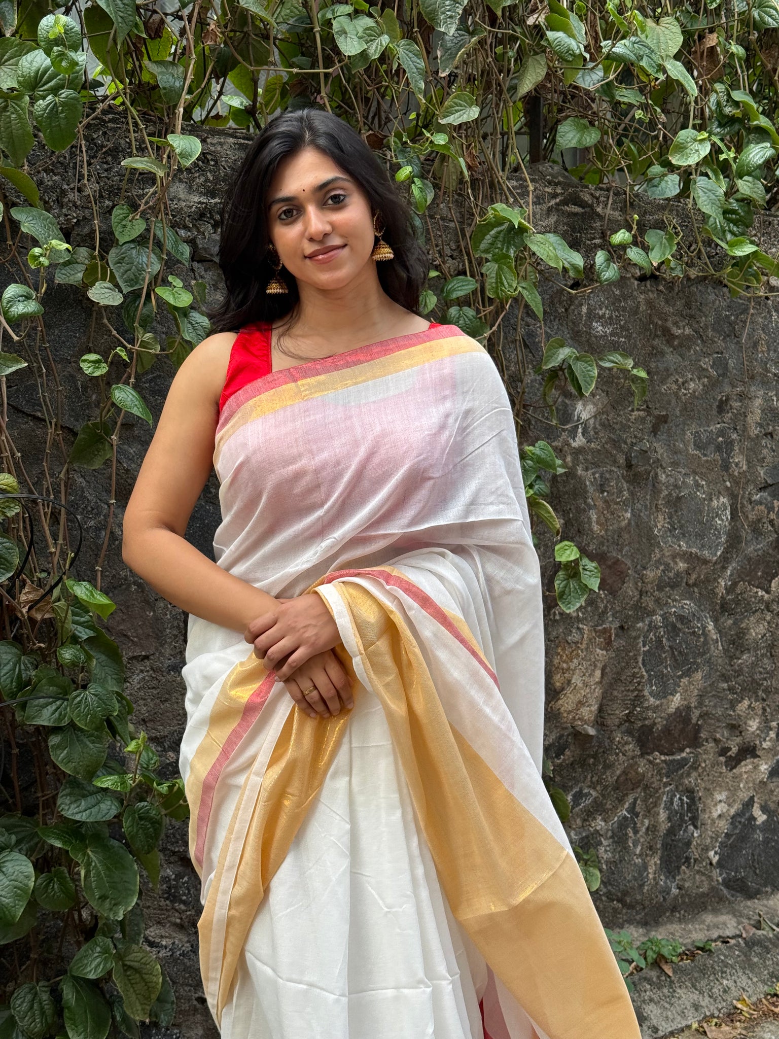 Christmas Saree