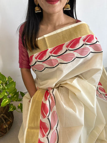 Christmas Saree