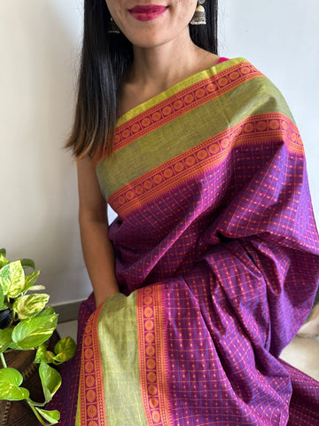 Cotton saree