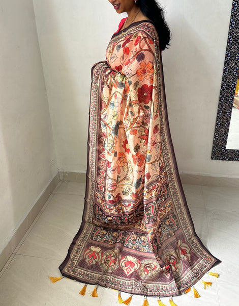 Mixed Fabric Saree