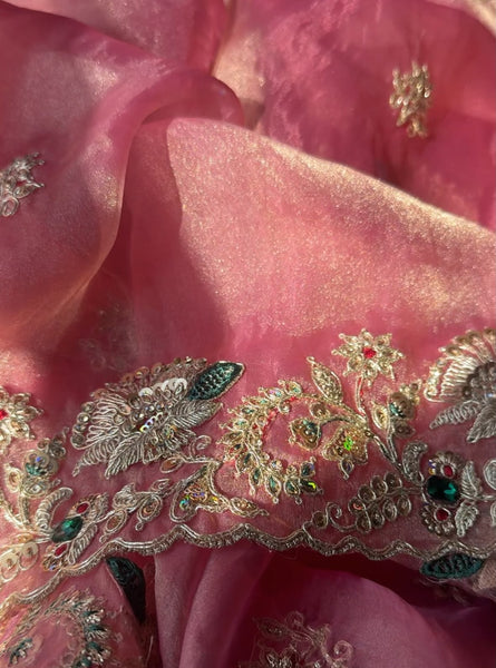 Mixed Fabric Saree