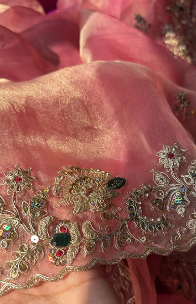 Mixed Fabric Saree
